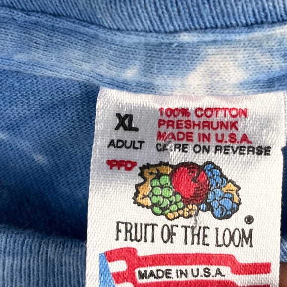 Grateful Dead Vintage 1994 Single Stitch Summer Tour Tie Dye T Shirt XL Adult - Picture 7 of 16